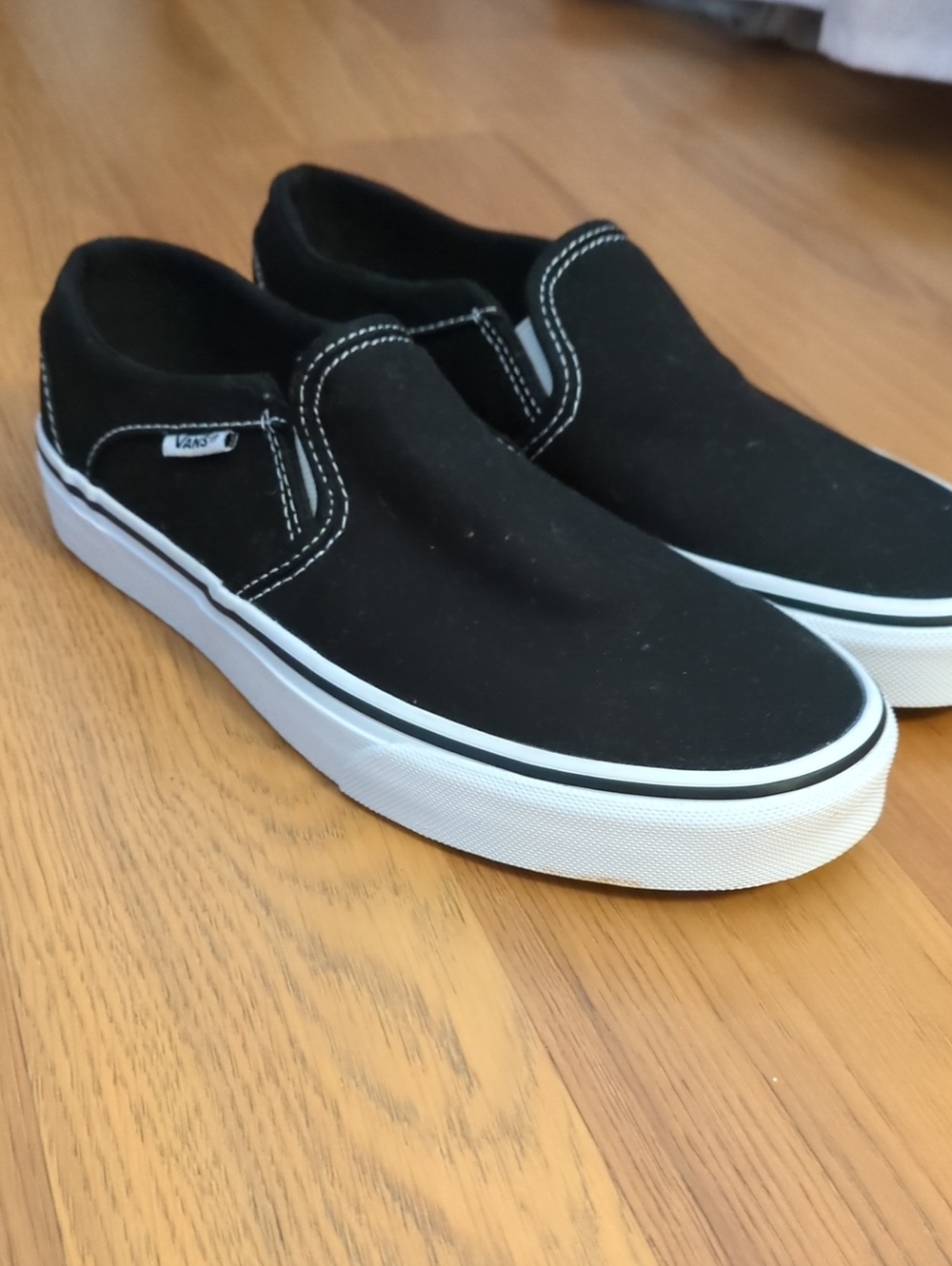 Vans Black Classic Slip-Ons